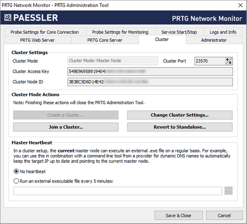 Cluster Tab Cluster Tab