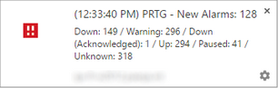 Example of a Desktop Notification in Google Chrome Example of a Desktop Notification in Google Chrome