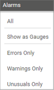 Main Menu: Alarms Main Menu: Alarms