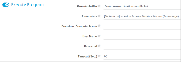 Execute Program Execute Program