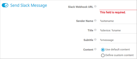 Send Slack Message Send Slack Message