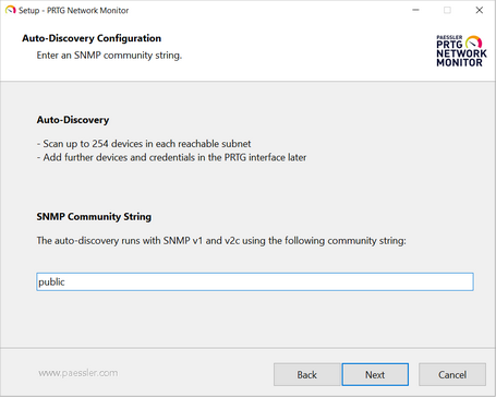 Setup Dialog: Auto-Discovery Configuration Setup Dialog: Auto-Discovery Configuration