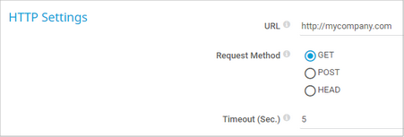 HTTP Settings HTTP Settings
