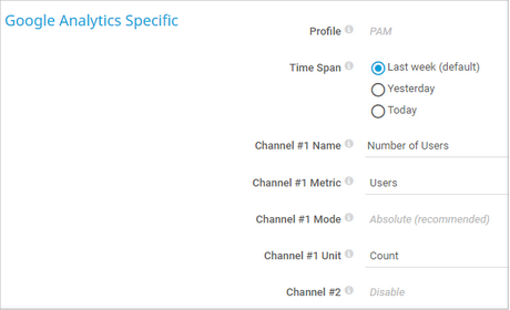 Google Analytics Specific Google Analytics Specific
