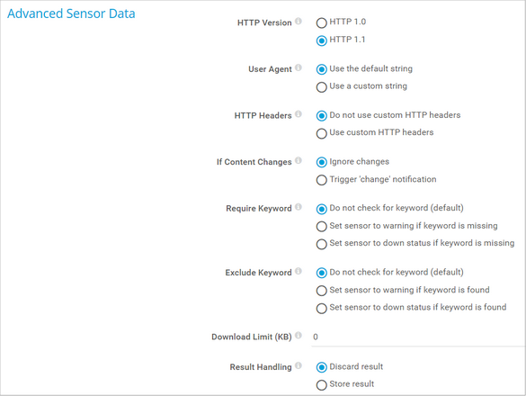 Advanced Sensor Data Advanced Sensor Data