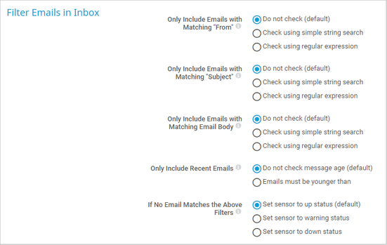 Filter Emails in Inbox Filter Emails in Inbox