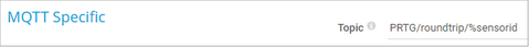 MQTT Specific MQTT Specific
