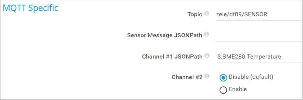 MQTT Specific MQTT Specific