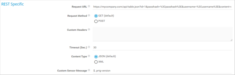 REST Specific REST Specific