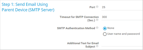 Step 1: Send Email Using Parent Device (SMTP Server) Step 1: Send Email Using Parent Device (SMTP Server)