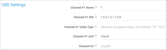 OID Settings OID Settings