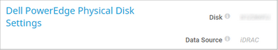 Dell PowerEdge Physical Disk Settings Dell PowerEdge Physical Disk Settings