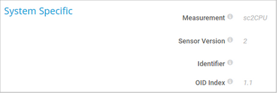 System Specific System Specific