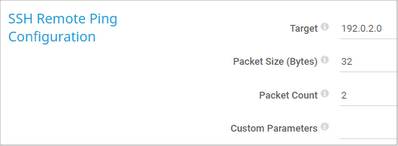 SSH Remote Ping Configuration SSH Remote Ping Configuration