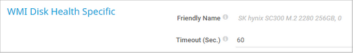 WMI Disk Health Specific WMI Disk Health Specific