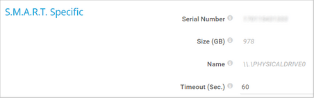 S.M.A.R.T. Specific S.M.A.R.T. Specific