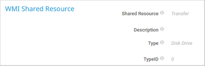 WMI Shared Resource WMI Shared Resource